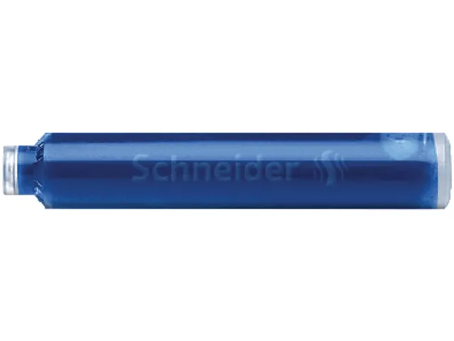 Inktpatroon Schneider Blauw 6 stuks