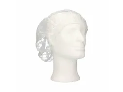 Douche cap PE transparant 52 cm 100 stuks