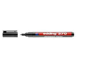 Viltstift edding 370 rond 1mm zwart - 2