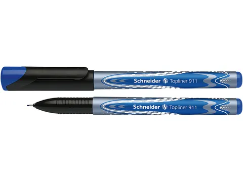 Fineliner Schneider Topliner 911 blauw 0.4mm