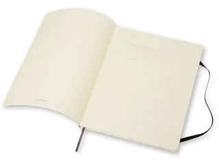 Notitieboek Moleskine XL 190x250mm blanco soft cover zwart - 10