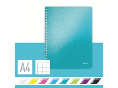 WOW schrift ft A4, geruit 5 mm, ijsblauw