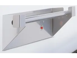 pakpapier rolhouder,v. perfoplaat,HxBxD 120x355x100mm,RAL7016