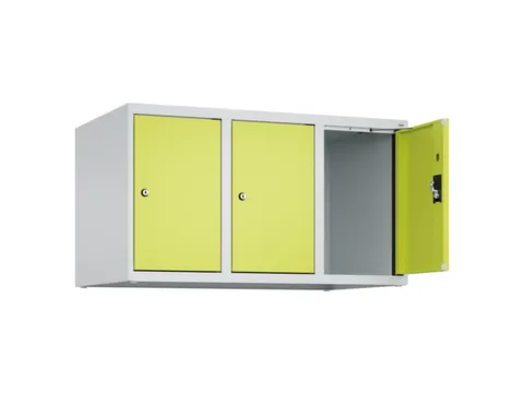 opzetkast,v. locker,3vak.,vak B 300mm,HxBxD 500x900x500mm,cilinderslot