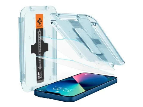 Spigen iPhone 13 Mini Glas.tR EZ Fit Schermbescherming 2x