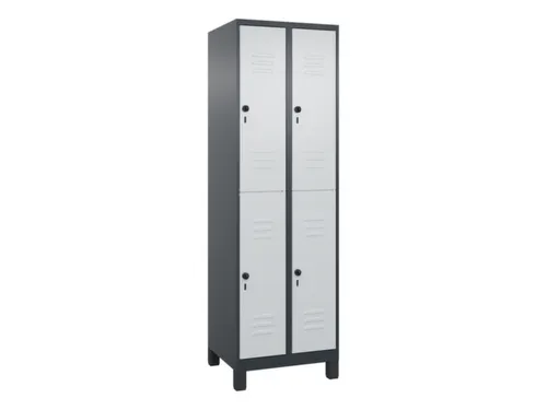 dubbeldekse locker,HxBxD 1950x600x500mm,2x2vak.,vak B 300mm