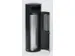 Combi-Asbak 90 Liter 1245x420mm Ral7021 Antraciet Afsluitbaar Staal