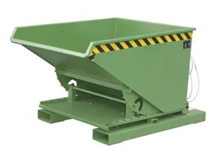 3-zijdig Kantelende Kiepbak 0.60m³ Groen 890x1010x1260mm - 1