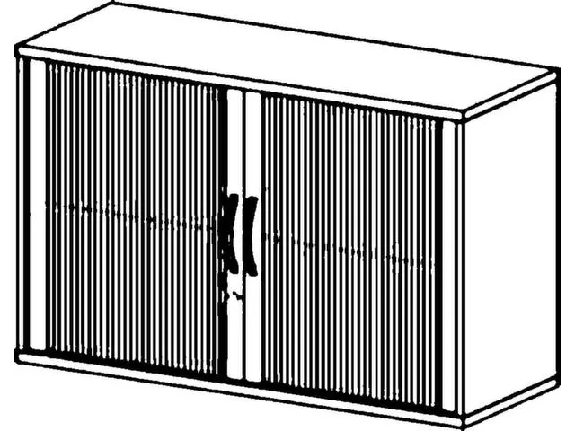 jaloeziedeurkast HxBxD 770x1200x430mm 1xhouten vloer romp onyxgrijs