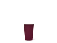 Beker porselein Les Artistes Paris 450ml met siliconen grip Rood