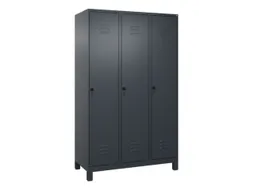locker voor scheiding van kleding,HxBxD 1950x1200x500mm,3vak