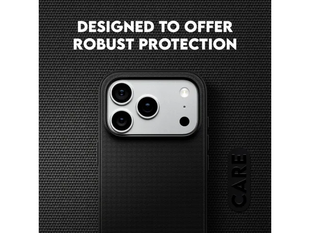 PanzerGlass CARE by Fusion Fabric Case Black w. MagSafe iPhone 1