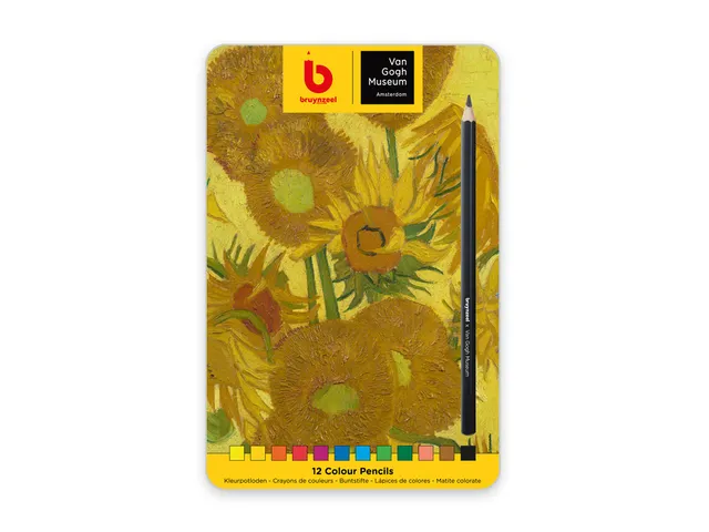 Kleurpotlood Bruynzeel Van Gogh Museum blik à 12 kleuren