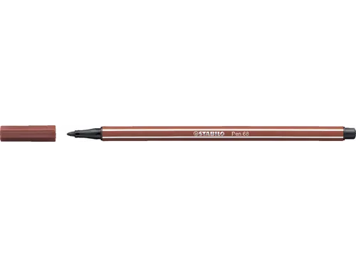 Viltstift STABILO Pen 68/38 medium roodkrijt
