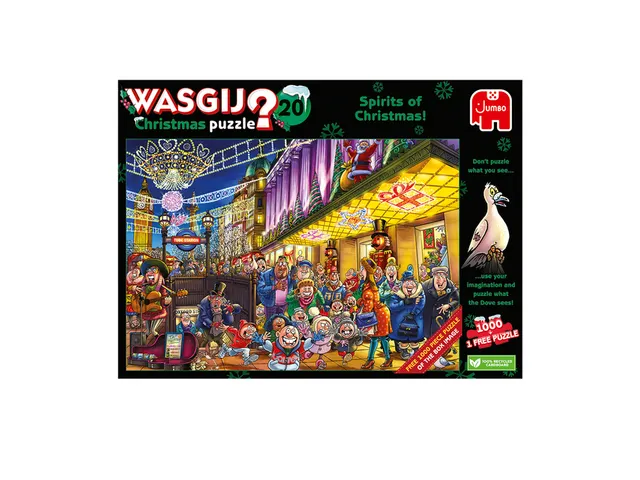 Puzzel Wasgij Christmas 20 De Geesten van de Kerstmis! 2x1000 stukjes