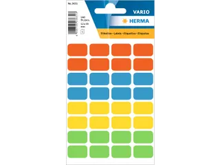 HERMA 3631 Universele etiketten 12x19mm Assorti 160 stuks - 1