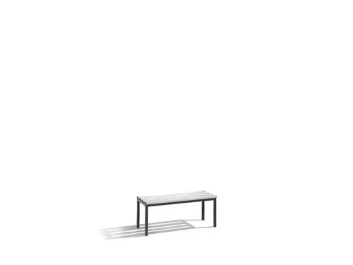Omkleedbank L 1000Mm Pvc-Zitlatten Ral7021