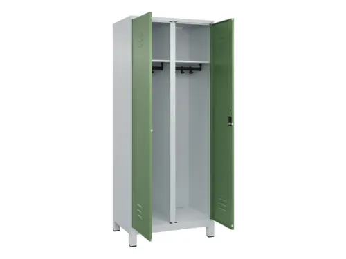 locker voor scheiding van kleding,HxBxD 1950x800x500mm,2vak