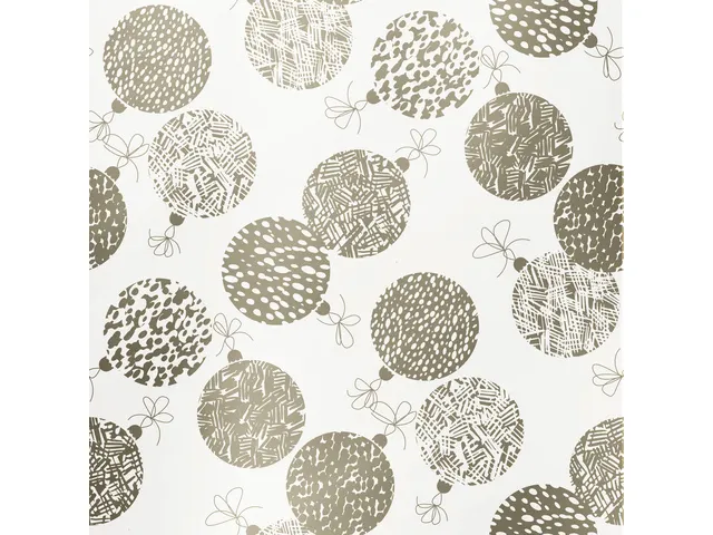 Toonbankrol Kerst papier wit 80 grams 30 cm breed 100 meter