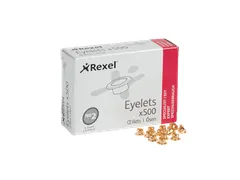 Rexel Eyelets Velos ringen Nr. 2 Koper 4.2mm