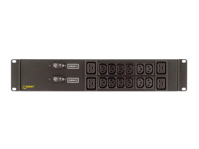 Vertiv EG2XPR166-103IB4PS6-IP44, Basis, Horizontaal, Zwart, 16 AC-uitg