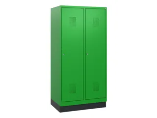 schoollocker,HxBxD 1630x800x500mm,2vak,vak B 400mm,cil.-slot,sokkel - 2