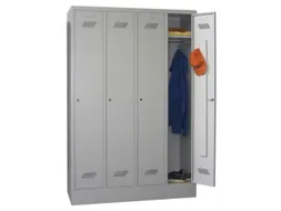 locker,RAL 7035,HxBxD 1850x1200x500mm,4vak,vak B 300mm,cil.-slot