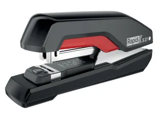 Nietmachine Rapid S27 Halfstrip 30vel 24/6 zwart/rood - 1