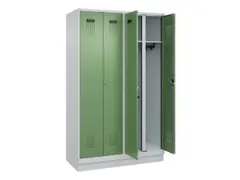 locker voor scheiding van kleding,HxBxD 1950x1200x500mm,4vak