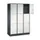 grootvolume-lockersysteem,RAL 7021/RAL 7035,HxBxD 1950x1220x500mm