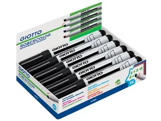 Robercolor whiteboardmarker maxi schuine punt zwart - 2