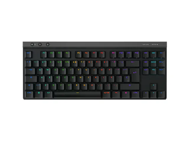 Clavier gaming Logitech G515 LIGHTSPEED TKL QWERTY US noir