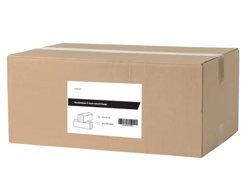 Papieren Handdoek Z-vouw recycled 1-laags FSC 23x25cm Doos 20 Pak
