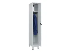 locker,HxBxD 1950x300x500mm,1vak,vak B 300mm,draaigrendel,voeten