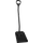 Ergonomische Schop Lange Steel Groot Blad Zwart