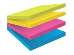 Memoblok Post-it 20148BYPG Super Sticky smart 76x76mm Rio Assorti