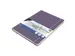 Schetsboek Kangaro A4 heather purple PU HC 80 vel 140gr roomwit met el