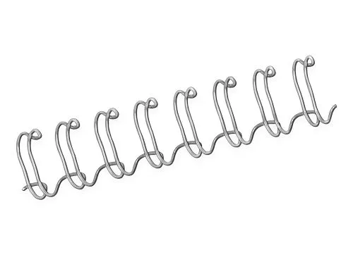 Draadrug Fellowes 10mm 34-rings A4 zilver 100stuks