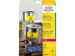 Etiquette laser Avery 99,1x42,3mm jaune 20 feuilles, 12 ets par feuill