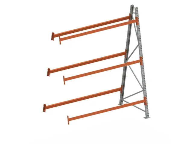 Magazijnrek Voor Profielen,Aanbouwveld,Tweezijdig