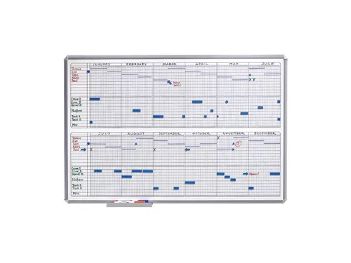Magnetische 1/2 Jaarplanner 60x90 cm inclusief magnetische symbolen