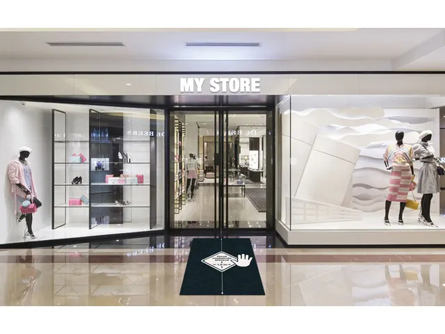 Deurmat afstand houden 90x150cm