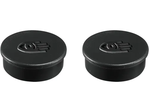 Magneet Legamaster 35mm super 2500gr zwart 2 stuks