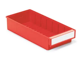 stellingbak,HxBxD 82x186x400mm,PP,rood
