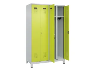 locker voor scheiding van kleding,HxBxD 1950x1200x500mm,4vak - 1