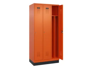 locker voor scheiding van kleding,HxBxD 1950x900x500mm,3vak - 1