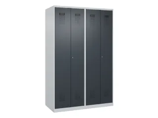 locker voor scheiding van kleding,HxBxD 1850x1200x500mm,4vak - 2