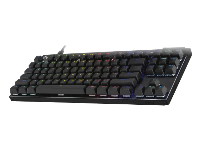 Logitech G PRO X TKL RAPID toetsenbord Gamen USB AZERTY Frans Zwart