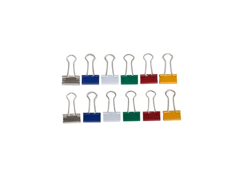 Papierklem MAUL 213 foldback 19mm capaciteit 7mm assorti