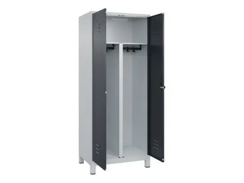 PBM-locker,HxBxD 1950x800x500mm,2vak,vak B 400mm,draaigrendel